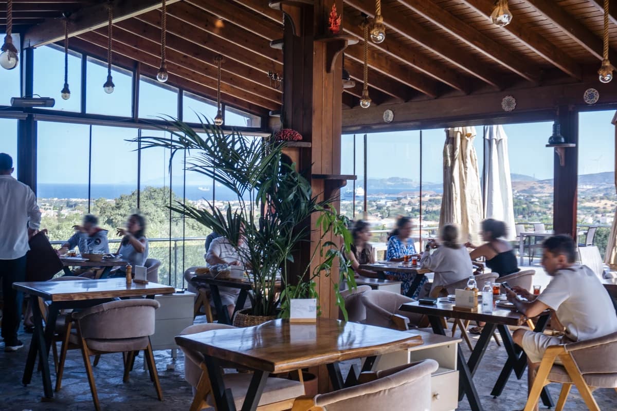 Kozbeyli'de gün batımı ve akşam dinlenmesi